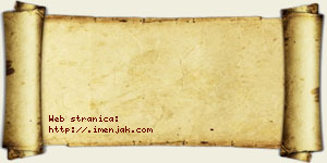 Kristina Biberović vizit kartica